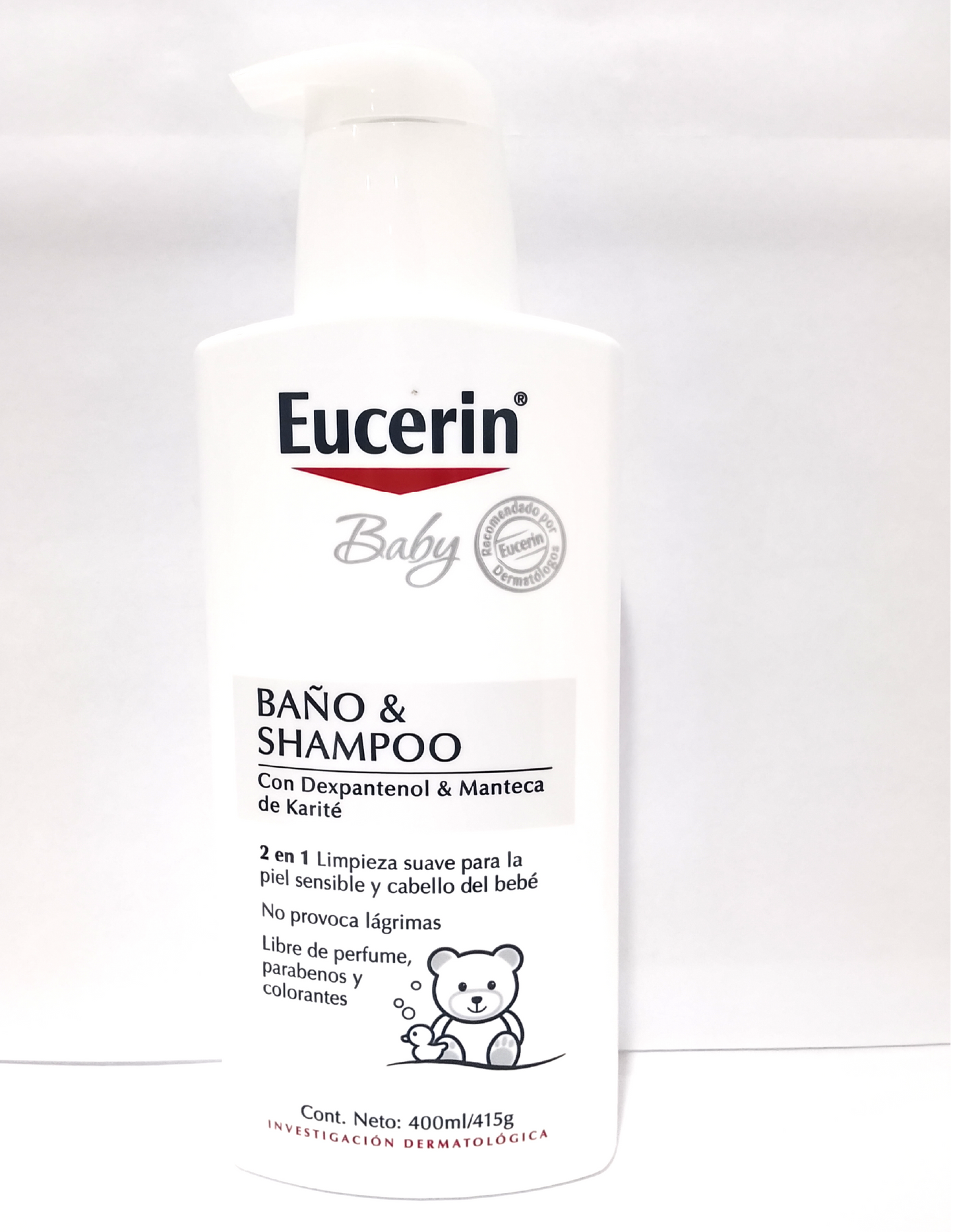 EUCERIN BABY BAÑO & SHAMPOO 400ML PUMP