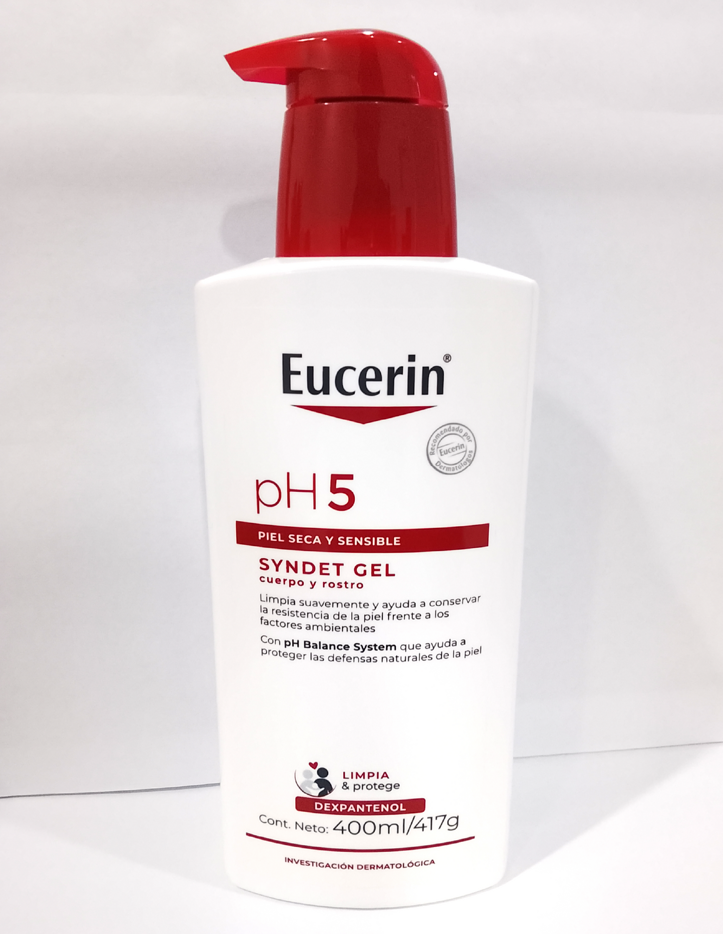 EUCERIN pH5 SYNDET GEL C/BOMBA 400 ml
