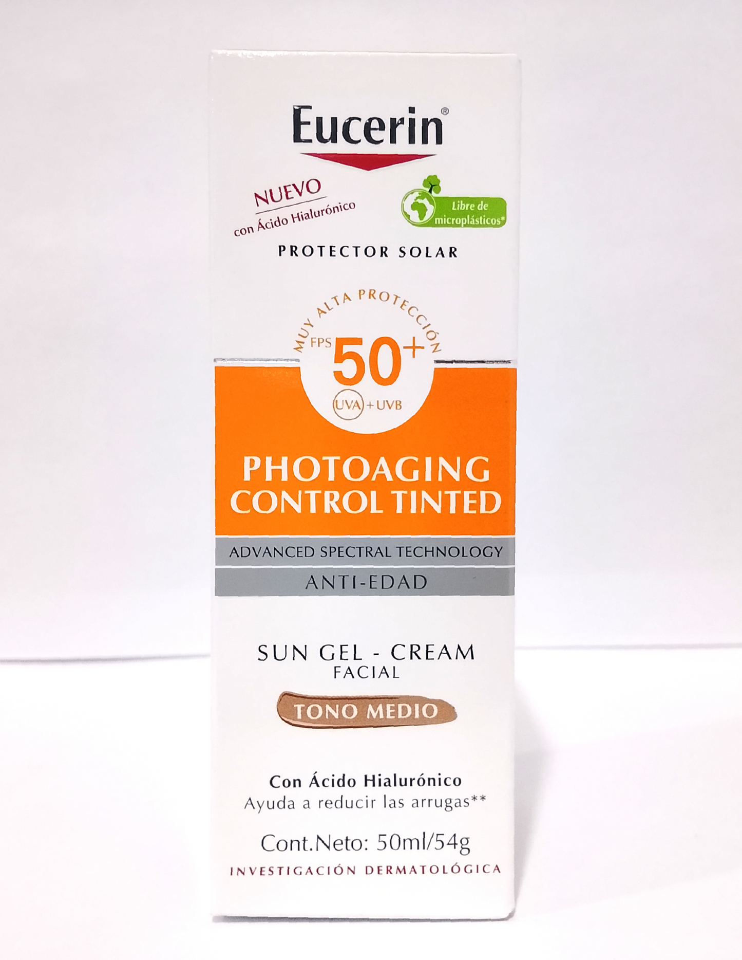 EUC SUN CREME SPF50 CC CREAM TINTEDX50ML