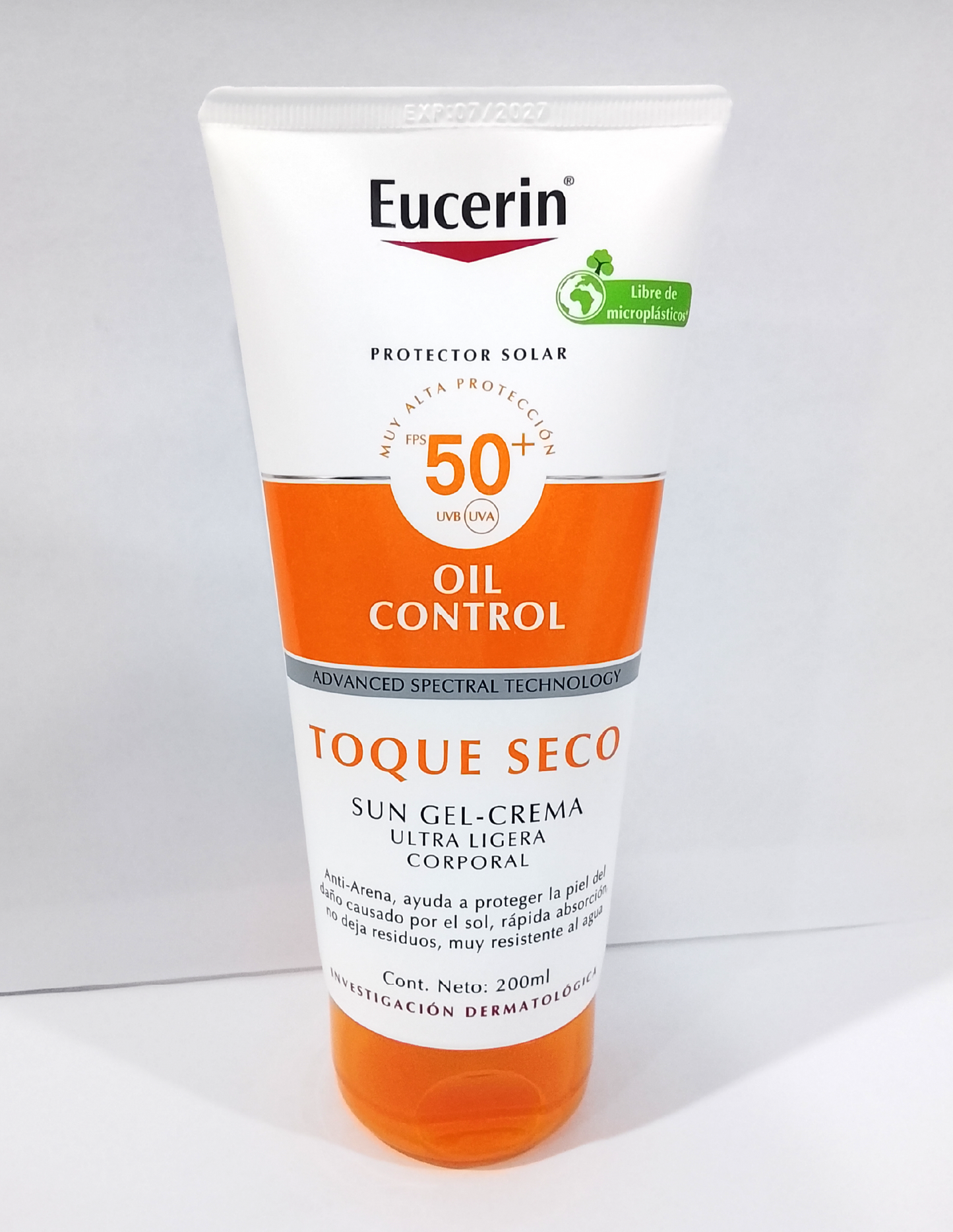 EUCERIN SUN GEL CREAM DRY TOUCH FPS 50 X200ML