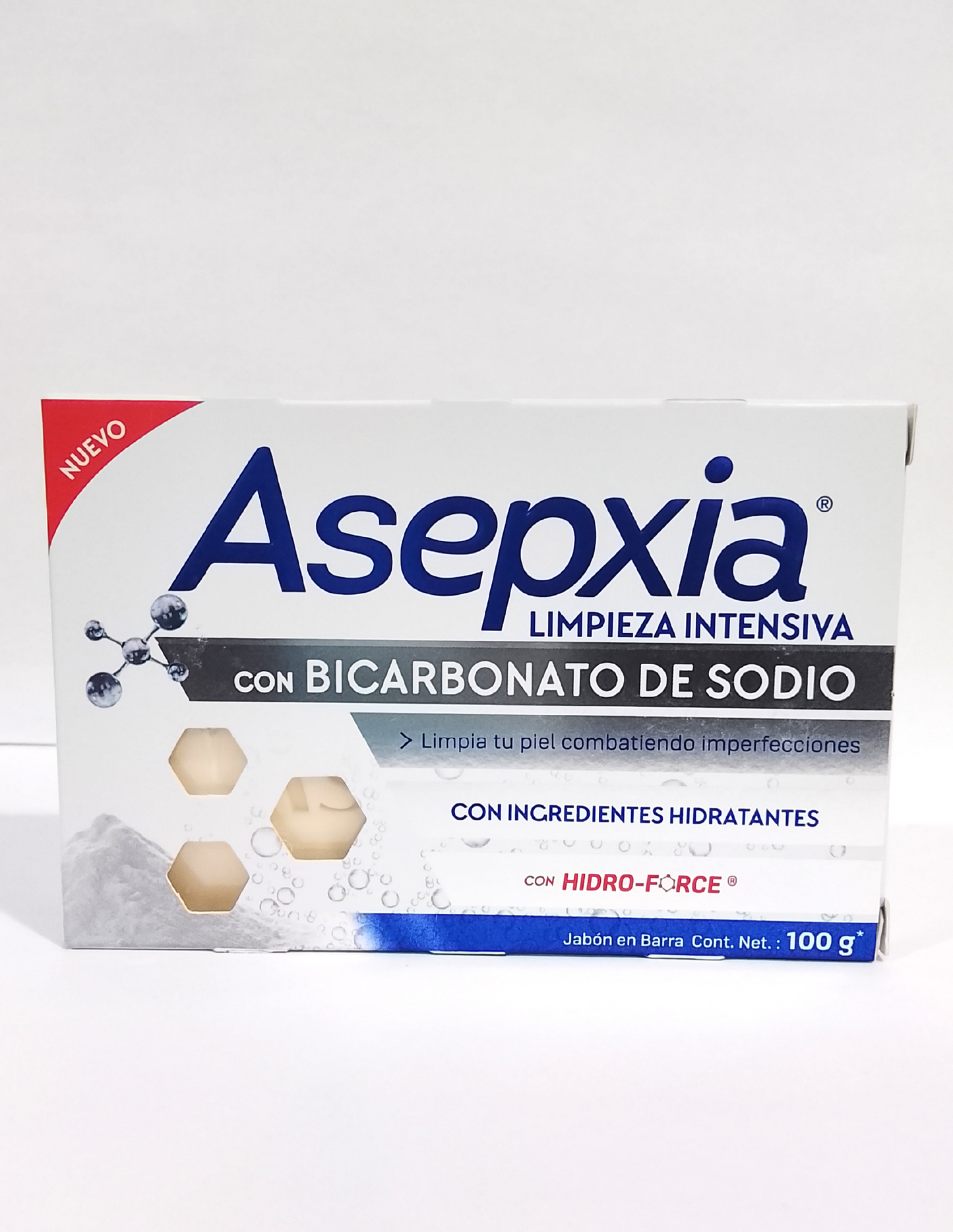 ASEPXIA JABON BICARBONATO HIDRO-FORCE X 100 GR