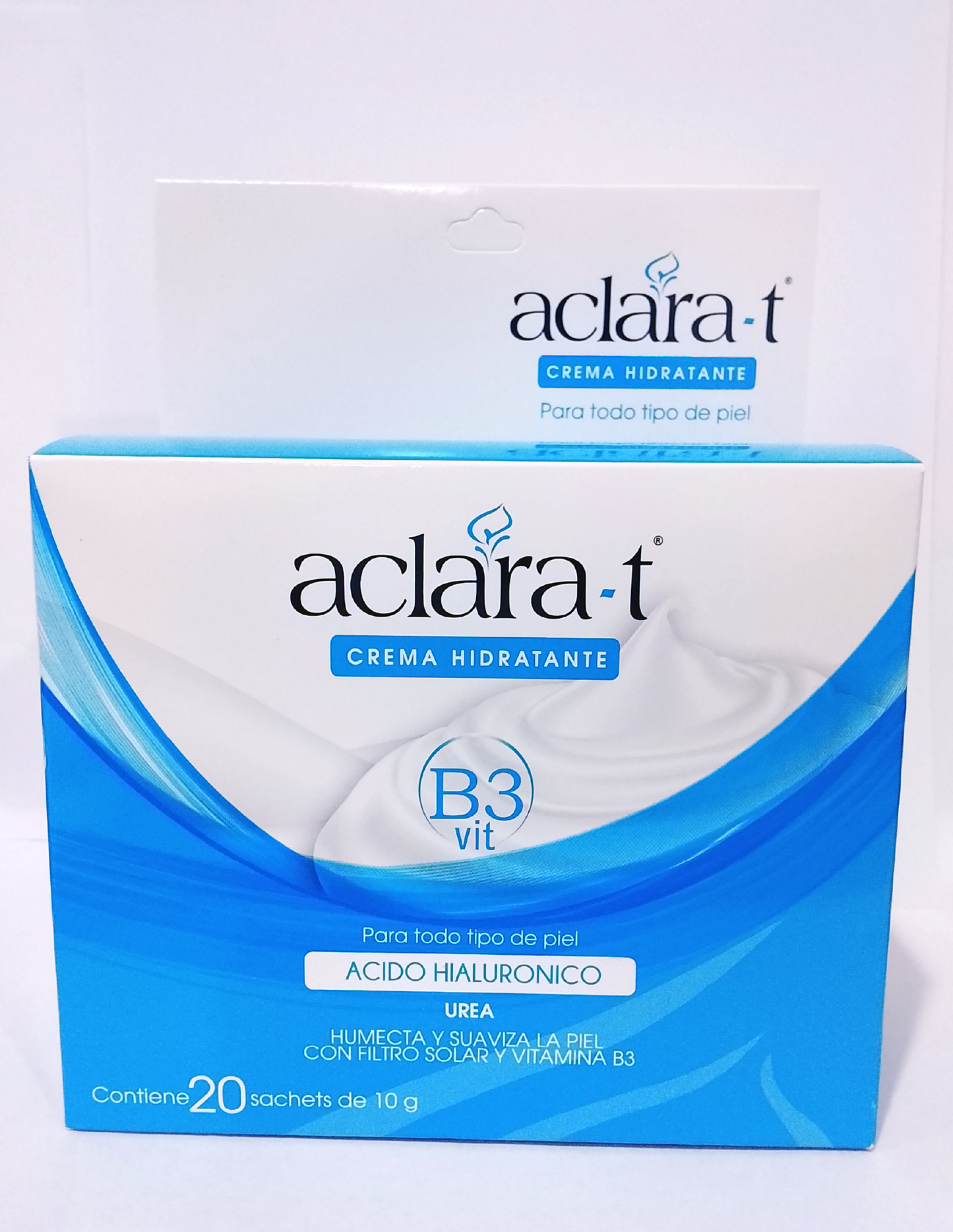 ACLARA-T CREMA HIDRATANTE B3 X 10GR X 20S