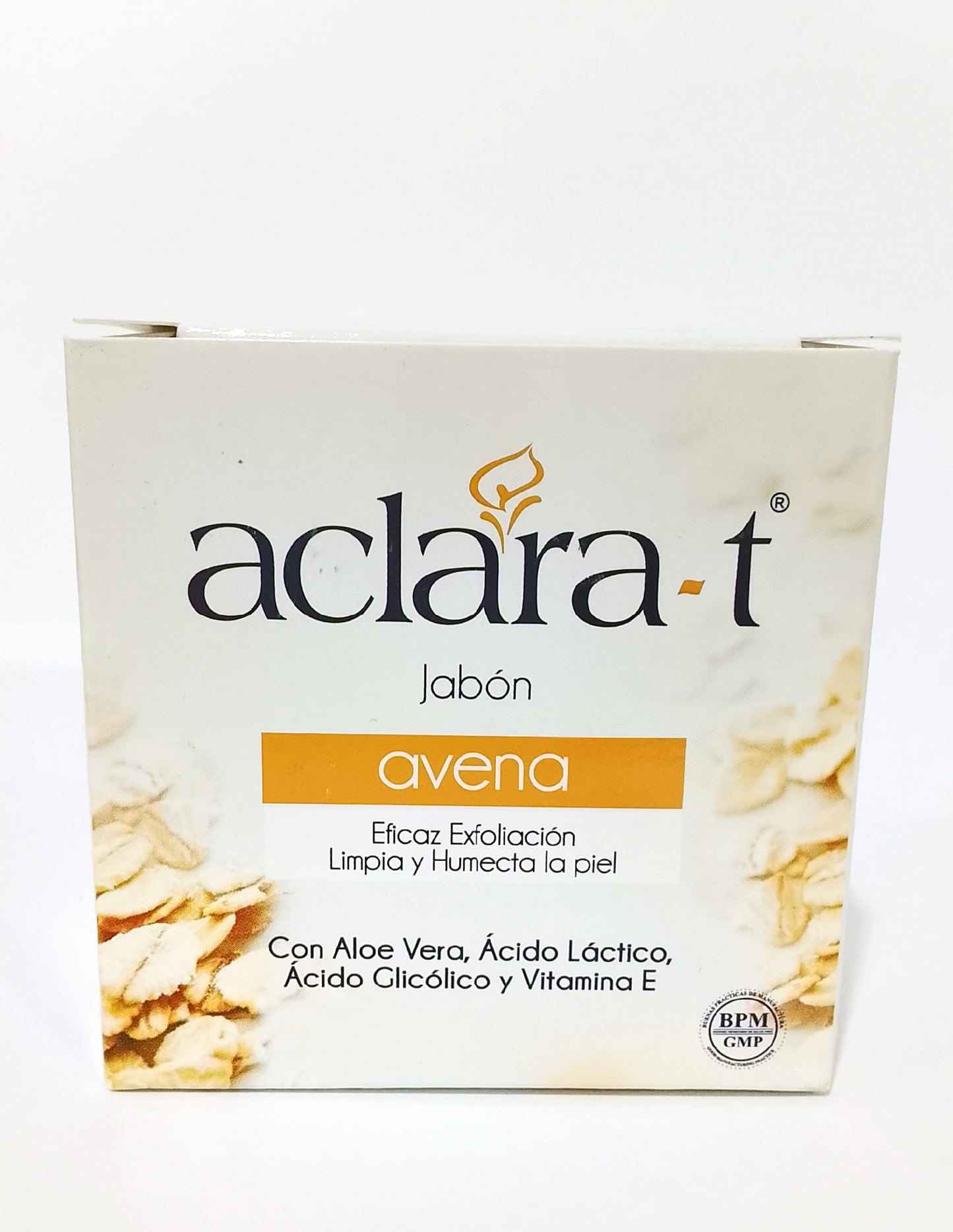 ACLARA-T JABON AVENA X 80G