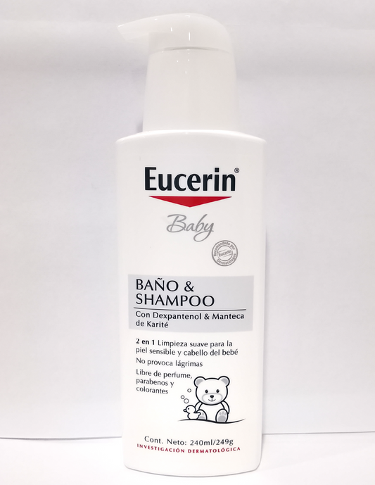 EUCERIN BABY BAÑO & SHAMPOO X 240 ML