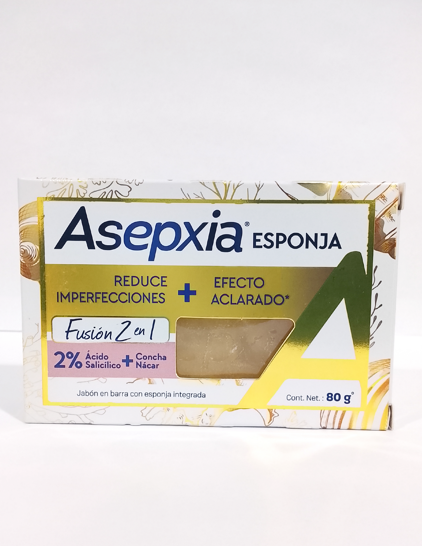 ASEPXIA JABON ESPONJA 80 GR