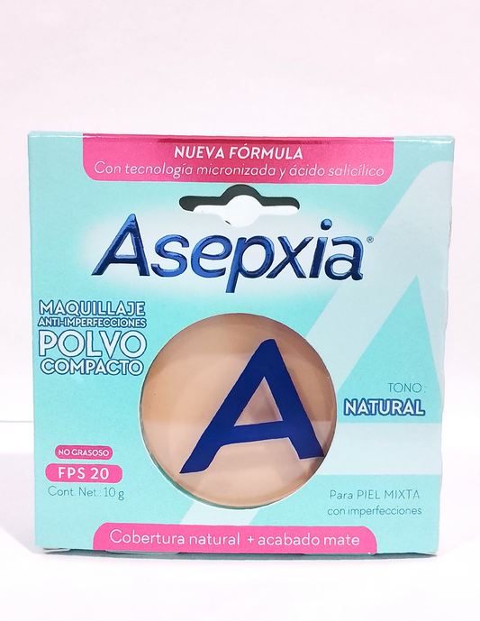 ASEPXIA MAQ COMP POLVO NATURAL 10 G