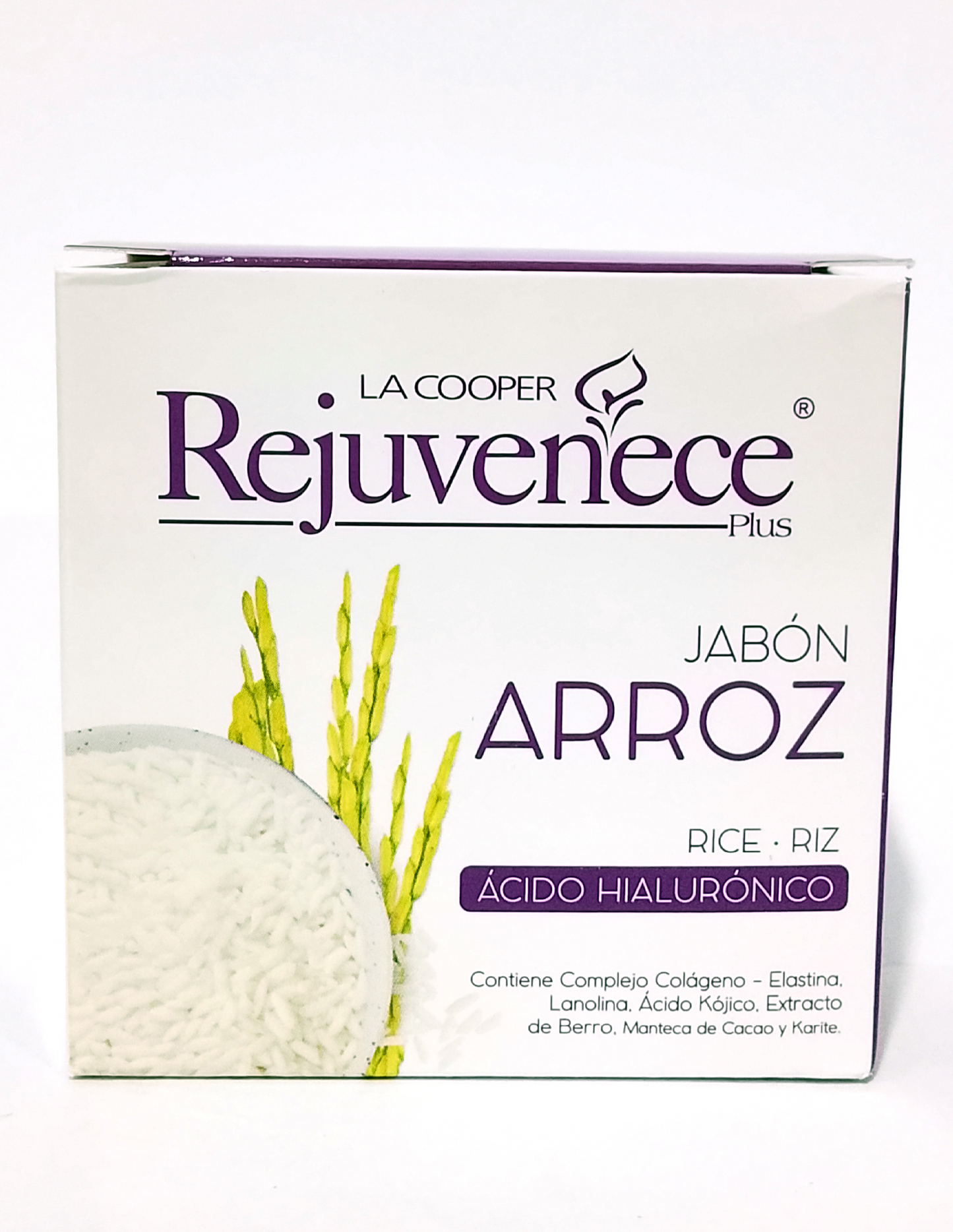 LA COOPER REJUVENECE PLUS JABON CON ARROZ X 80G